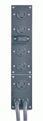 APC Service Bypass Panel Bypass switch rack-mountable AC 200/208/240V output connectors 4 2U 19 3.05m cord Black