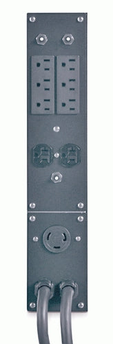 APC Service Bypass Panel Bypass switch rack-mountable AC 100/120V output connectors 8 2U 19 3.05m cord Black