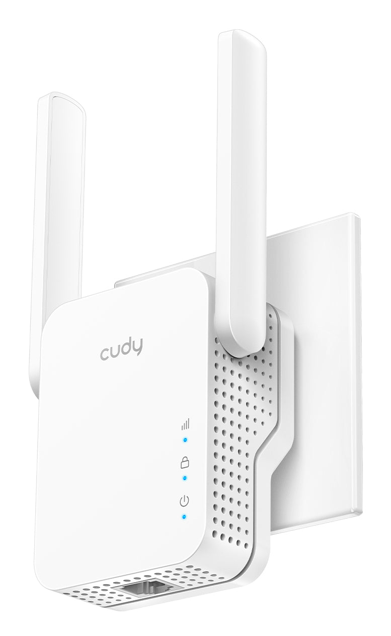 Cudy RE1200 prolongateur réseau Répéteur réseau Blanc 10, 100 Mbit/s
