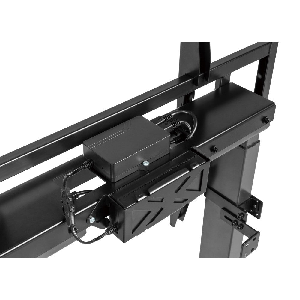 "Techly ICA-TR68M Support TV mobile 55-100"" jusqu'a 120kg électrique avec télécommande"