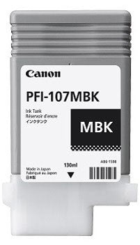 CANON PFI-107MBK cartouche d encre noir mat capacité standard 130ml pack de 1