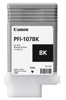 CANON PFI-107BK cartouche d encre noir capacité standard 130ml pack de 1
