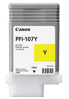 CANON PFI-107Y cartouche d encre jaune capacité standard 130ml pack de 1