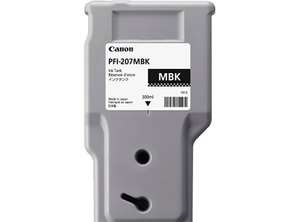 CANON PFI-207MBK cartouche dencre noir mat capacité standard 300ml pack de 1