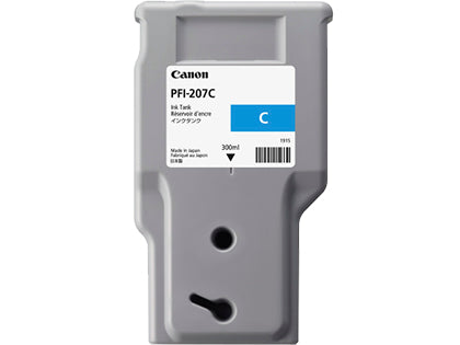 CANON PFI-207C cartouche dencre cyan capacité standard 300ml pack de 1