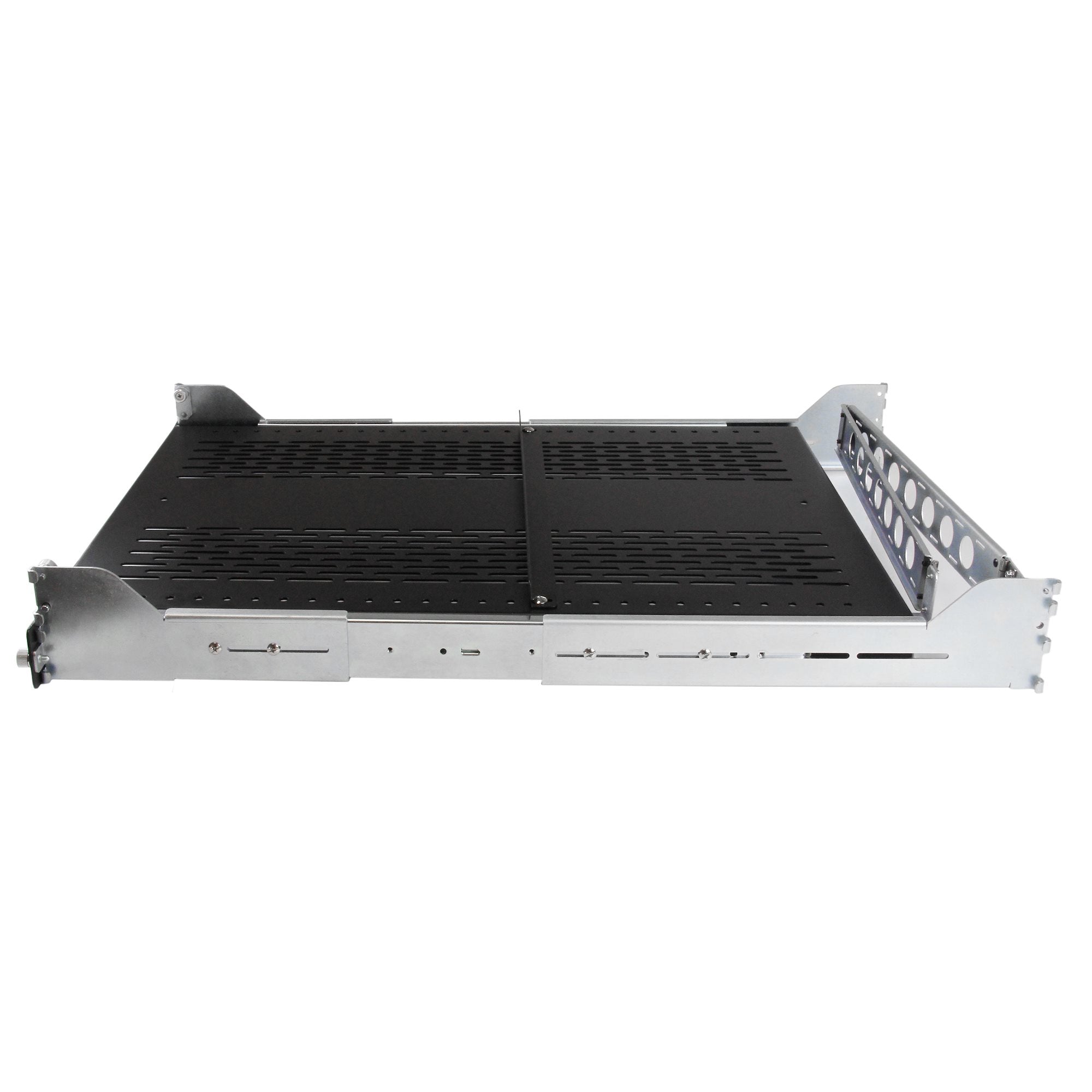 2U Adjustable Vented Sliding Rack Shelf