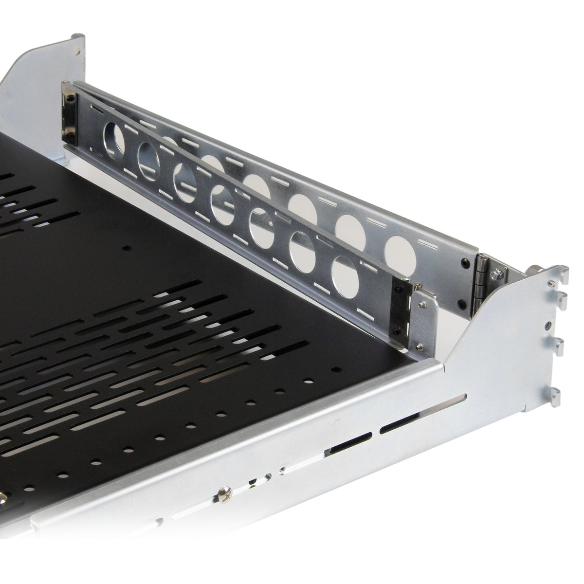 2U Adjustable Vented Sliding Rack Shelf