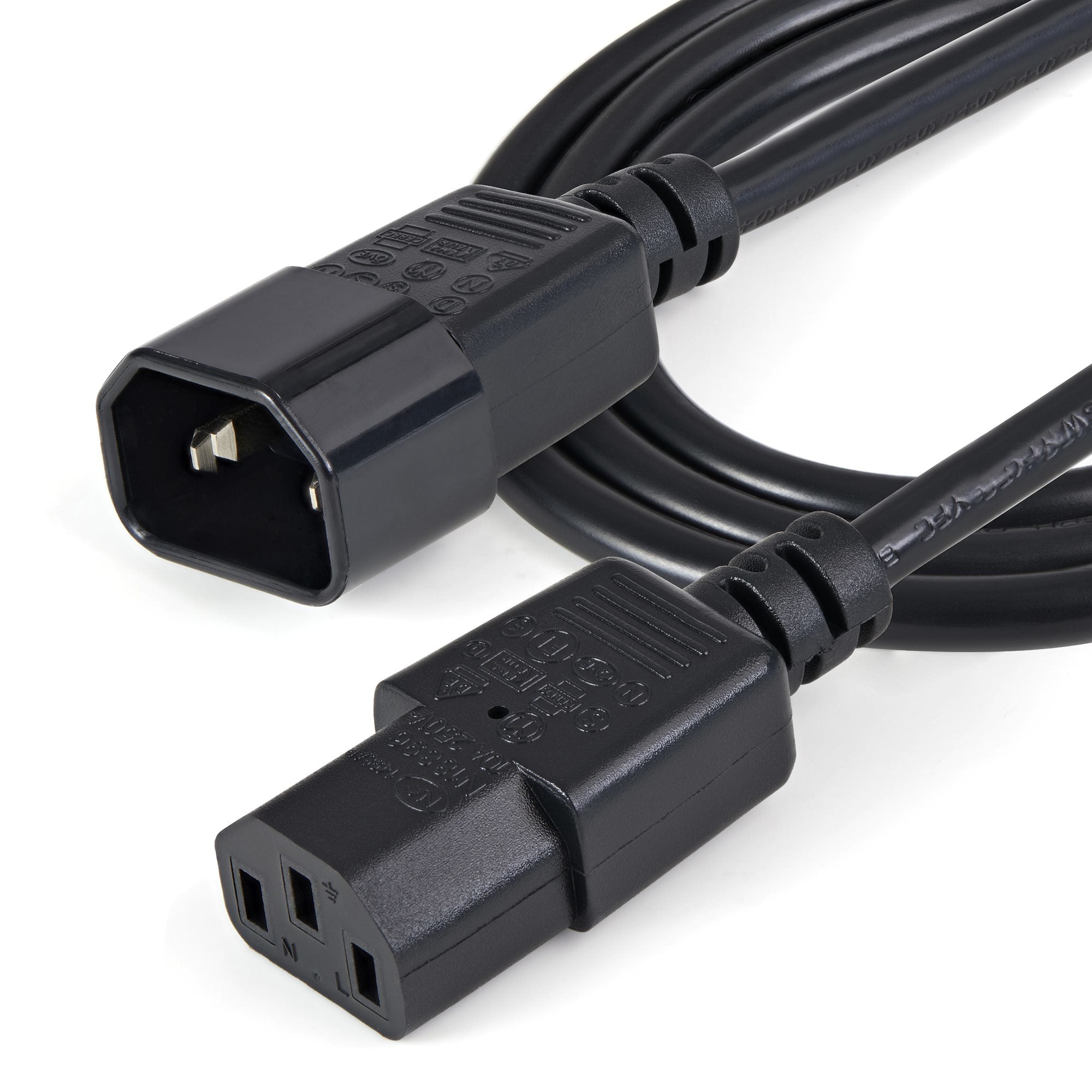 1m PC Power Cord Extension C14 to C13