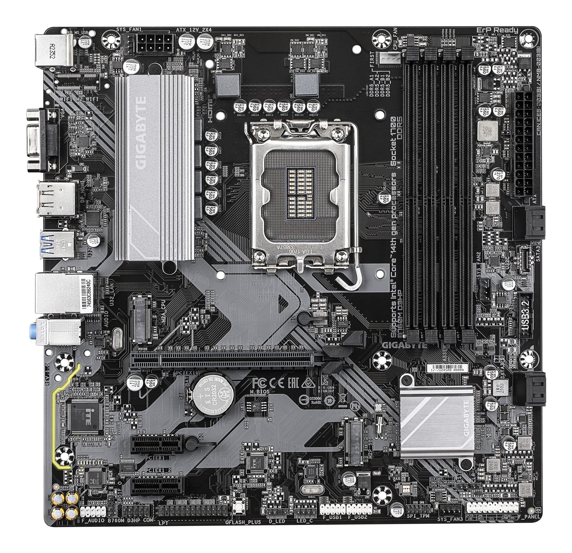 GIGABYTE B760M D3HP carte mere Intel B760 Express LGA 1700 micro ATX