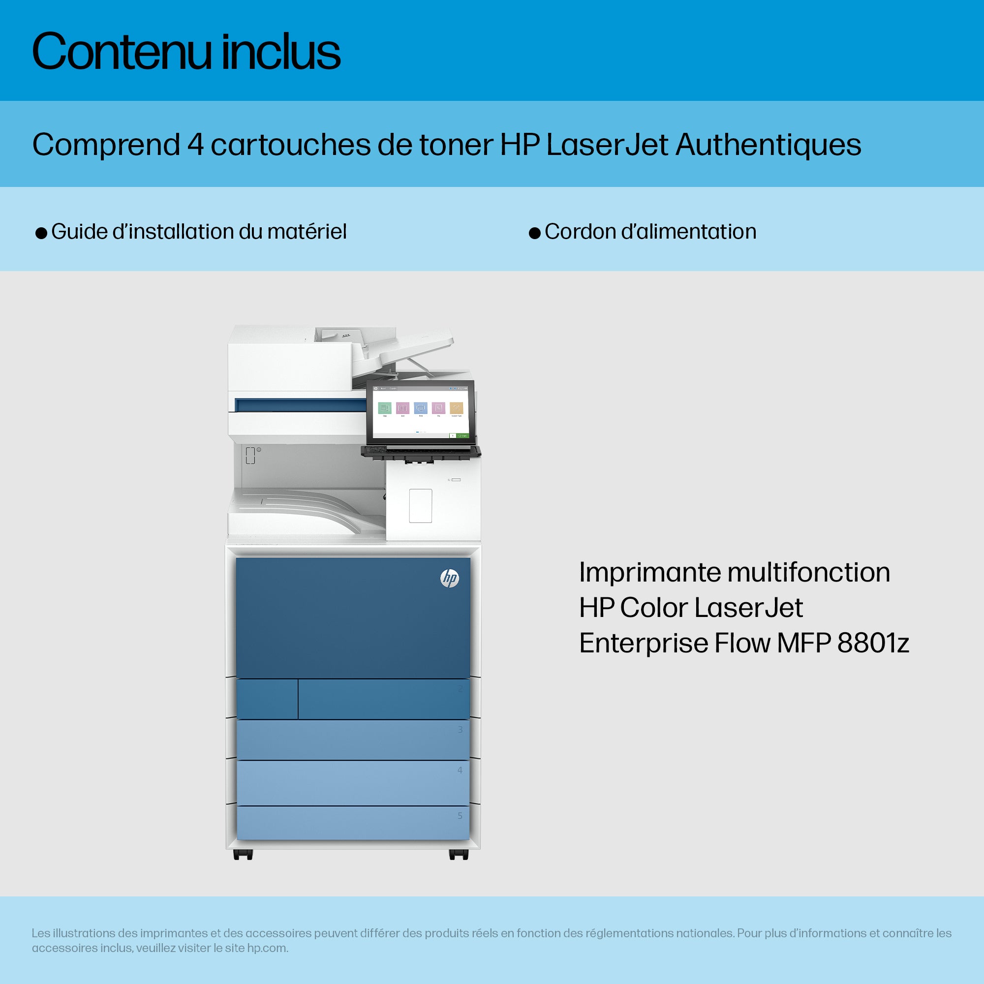HP Clr LaserJet Ent Flw MFP 8801z Prntr