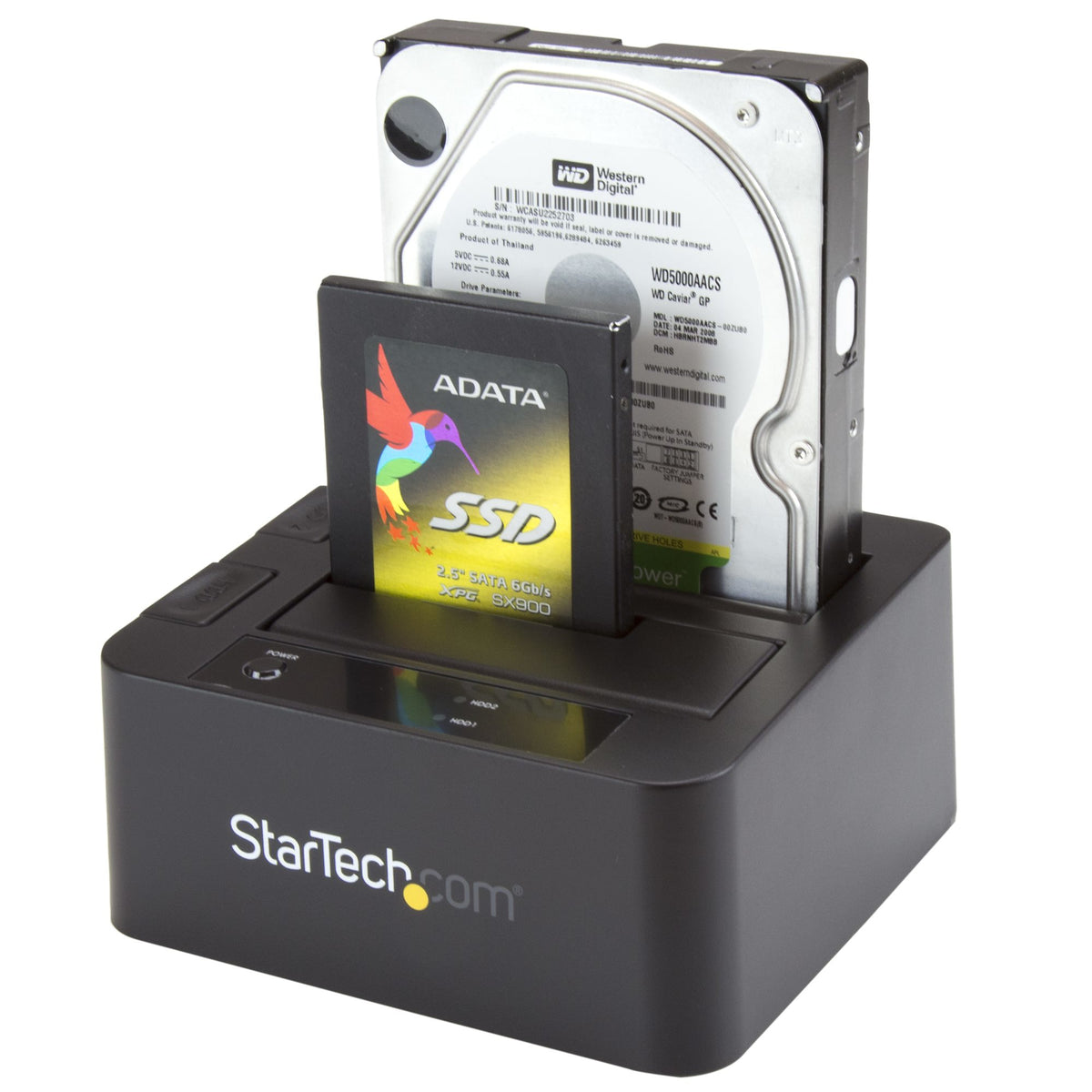 USB 3.0/eSATA Dual HDD/SSD Dock w/UASP