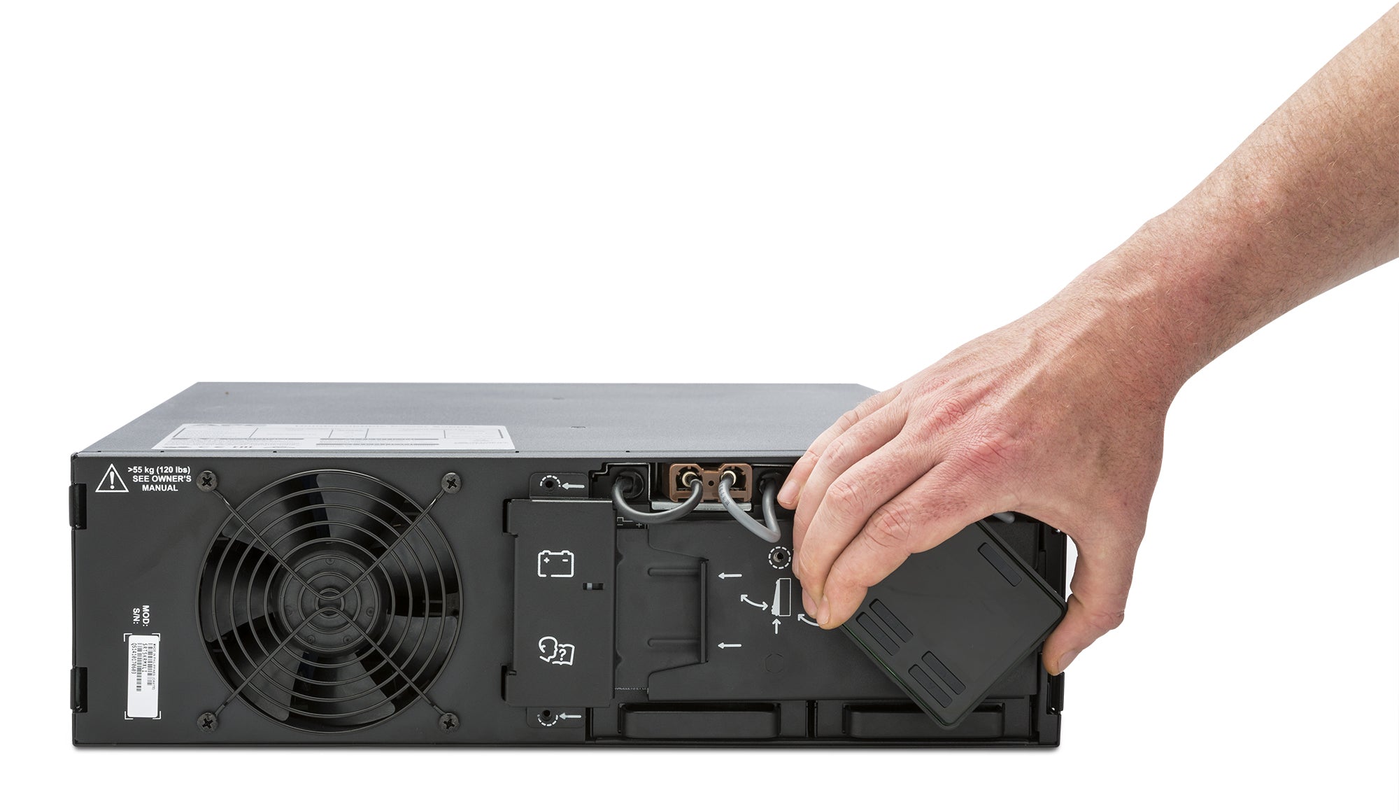 APC Smart-UPS SRT 5000VA RM UPS rack-mountable AC 230V 4500Watt 5000VA USB output connectors 12 3U Black