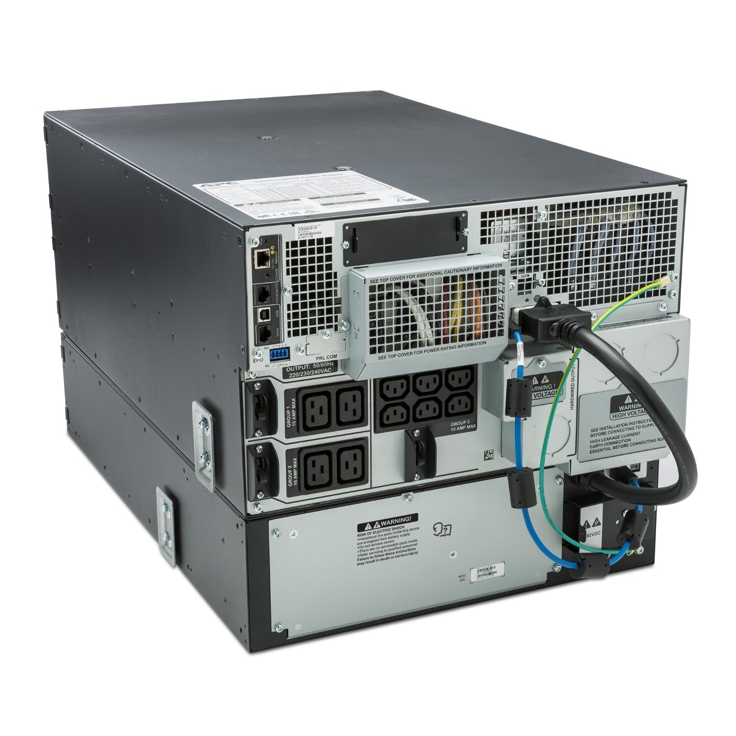 APC Smart-UPS SRT 192V 8kVA and 10kVA RM Battery Pack Battery enclosure rack-mountable 2 x battery lead acid 3U Black