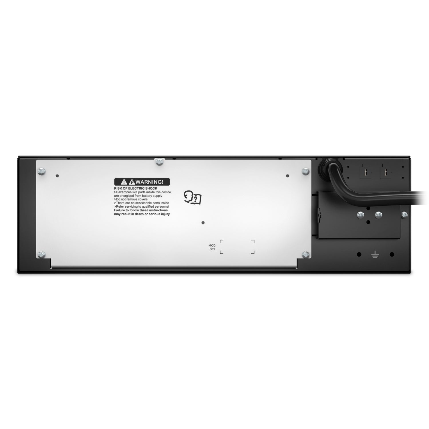 APC Smart-UPS SRT 192V 8kVA and 10kVA RM Battery Pack Battery enclosure rack-mountable 2 x battery lead acid 3U Black