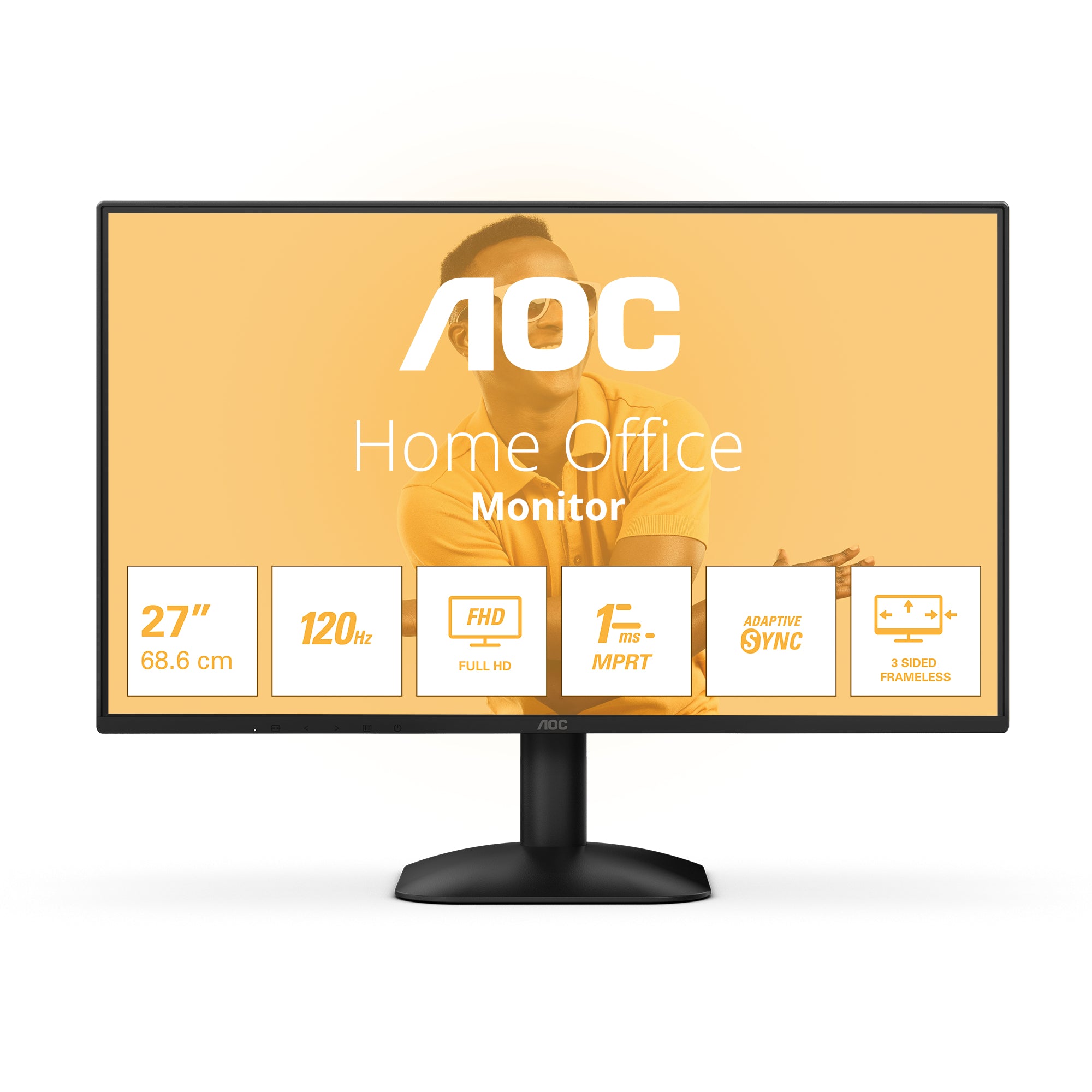 AOC 27B31H 27p FHD IPS 120Hz 1ms 300cd/m2 D-SUB HDMIx2 DP