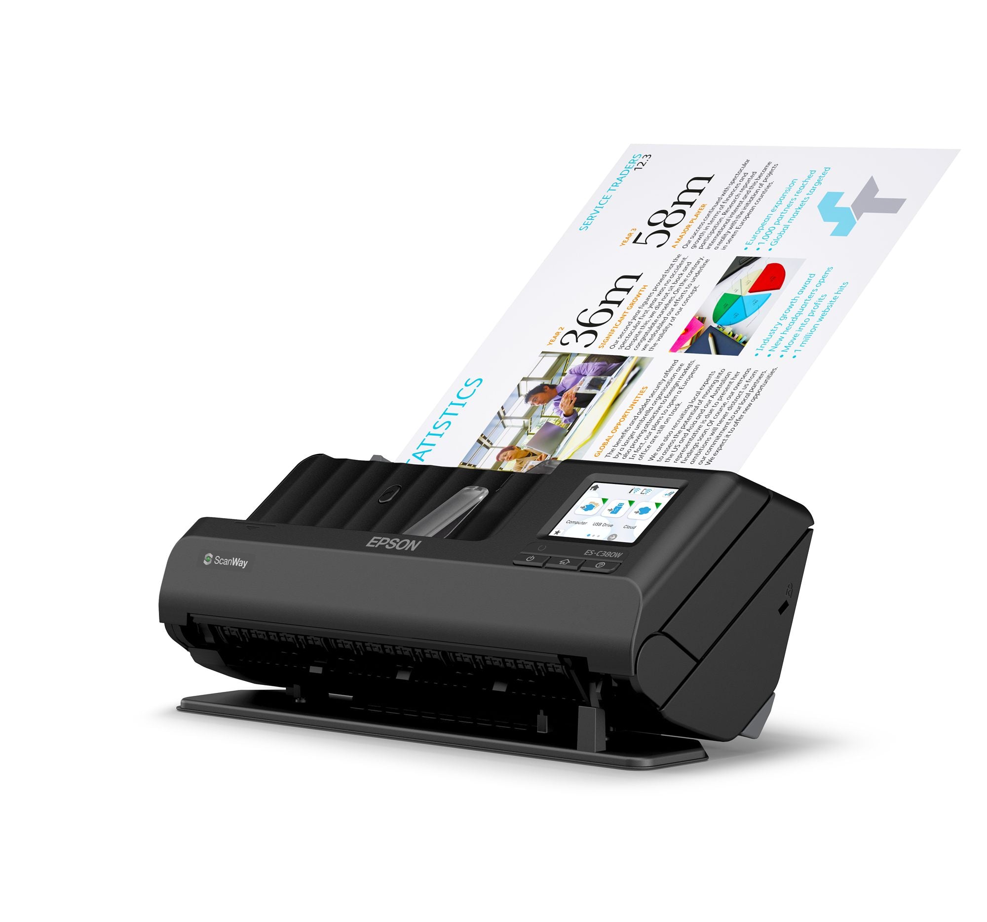 EPSON WorkForce ES-C380W Scanner 30ppm