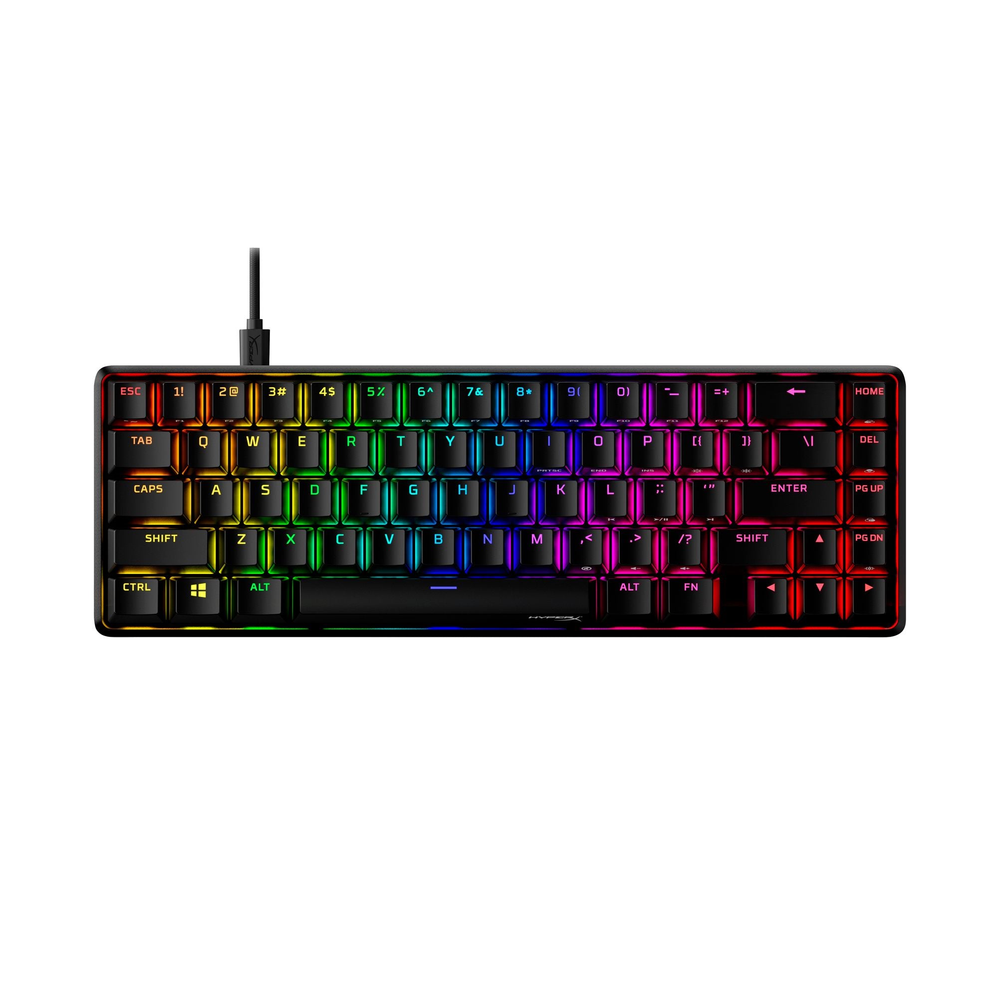 Clavier mécanique HyperX Alloy Origins 65 RGB - interrupteurs HX Red - QWERTY US INT