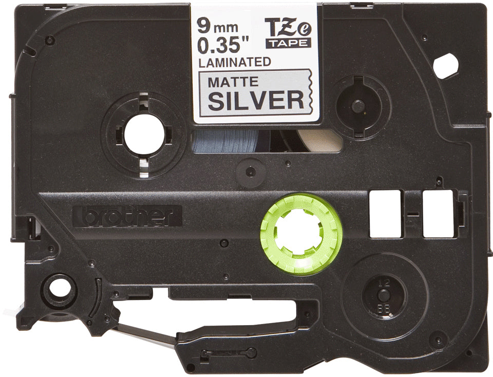 Tape/9mm black on matt f P-Touch TZE