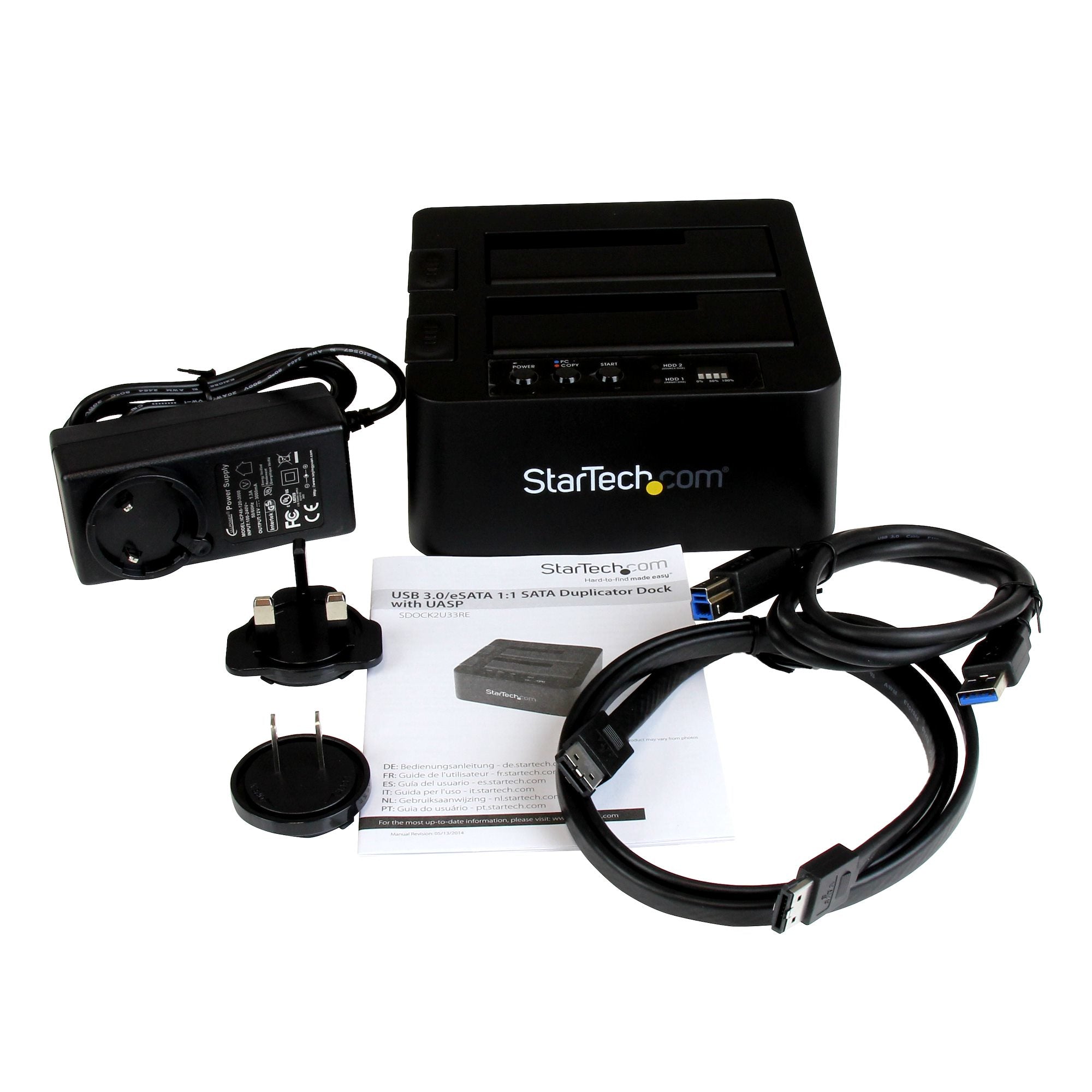 USB 3.0/eSATA HDD/SSD Duplicator Dock
