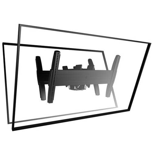 Chief Fusion Large Flat Panel Ceiling Mount Black