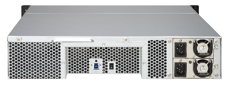 QNAP UX-800U-RP boîtier de disques Noir