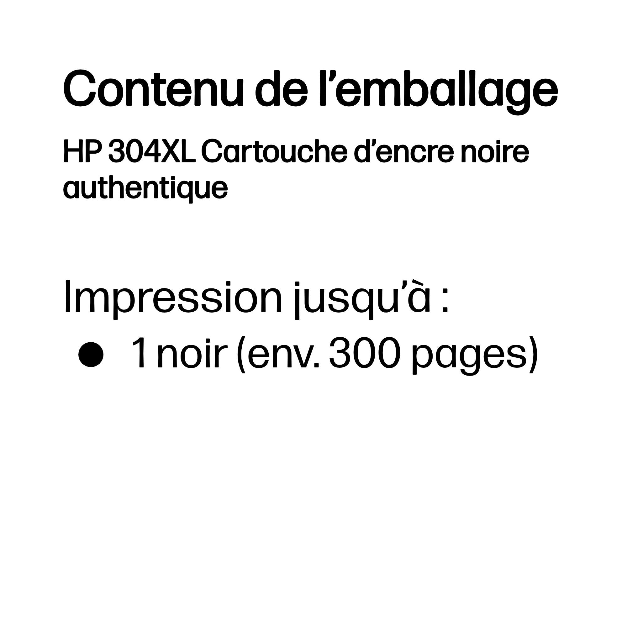 HP 304XL original Ink cartridge N9K08AE 301 Black Blister