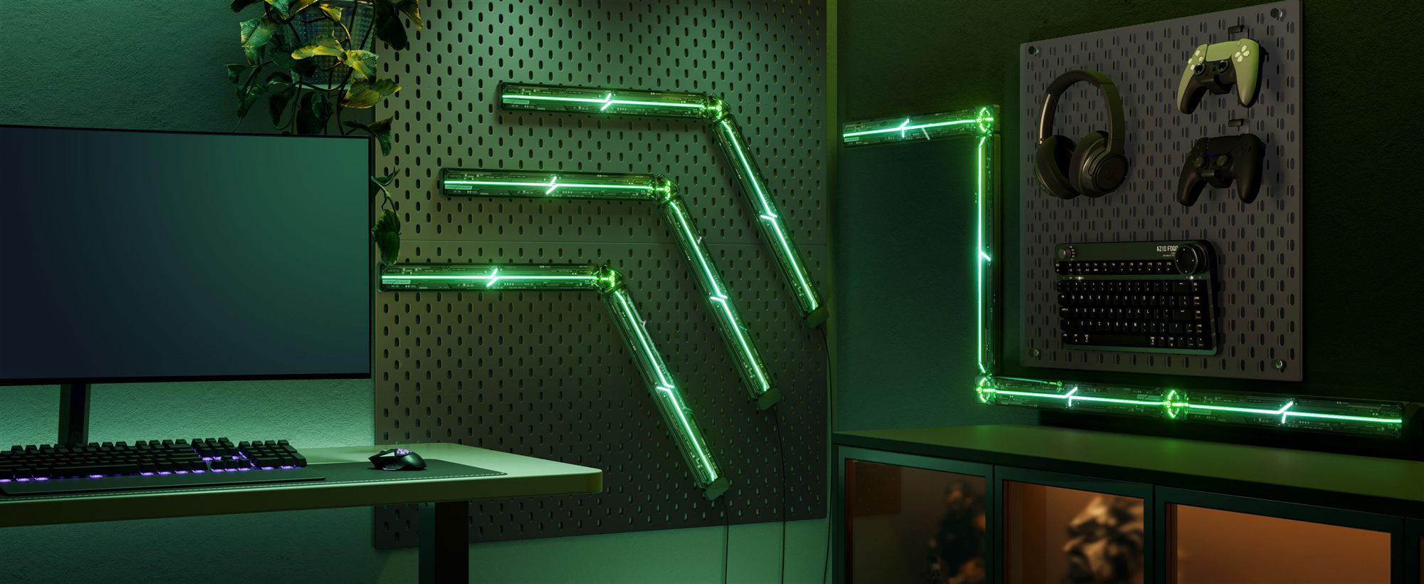 Govee H6063 Gaming Wall Light | Éclairage LED | RGBIC, Wi-Fi 2.4GHz + Bluetooth