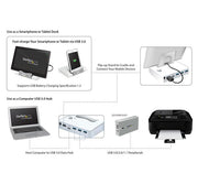 USB 3.0 hub - 3 ports with quick charge