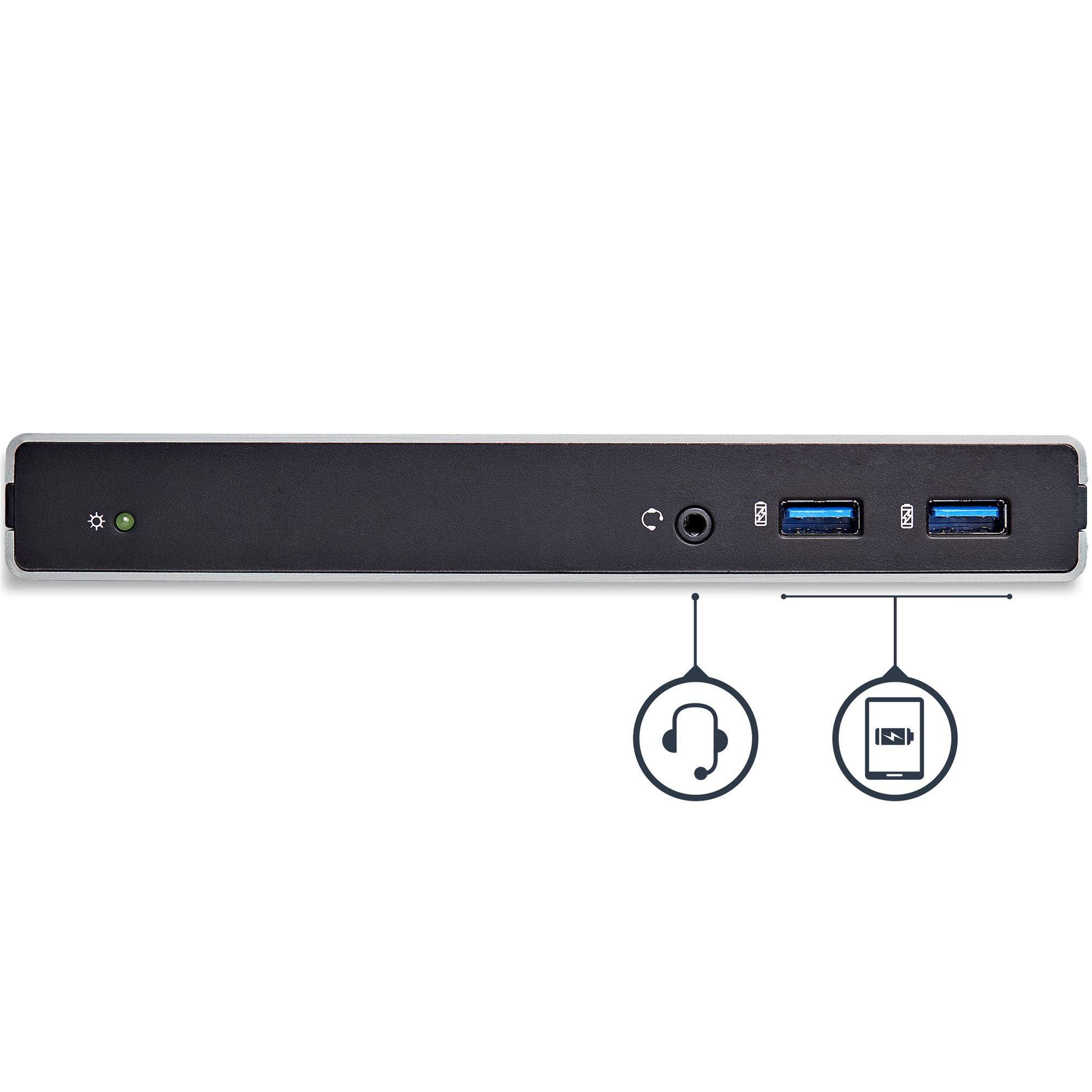 DVI Dual-Monitor Laptop Docking Station