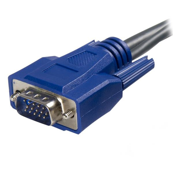 1.8m Ultra-Thin USB VGA 2-in-1 KVM Cable