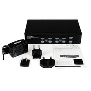 4 Port High Res USB DVI Audio KVM Switch