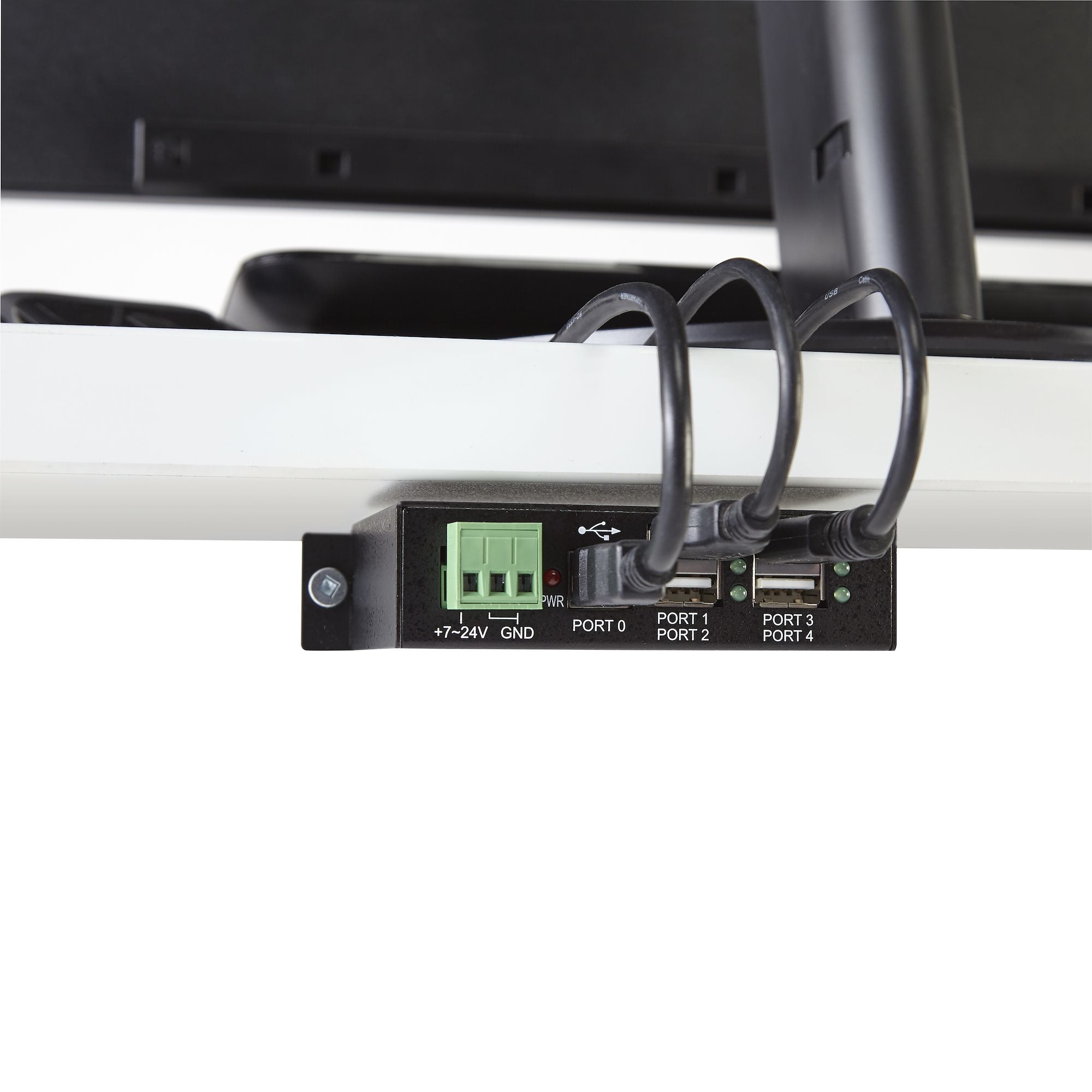 Mountable 4 Port Rugged USB Hub