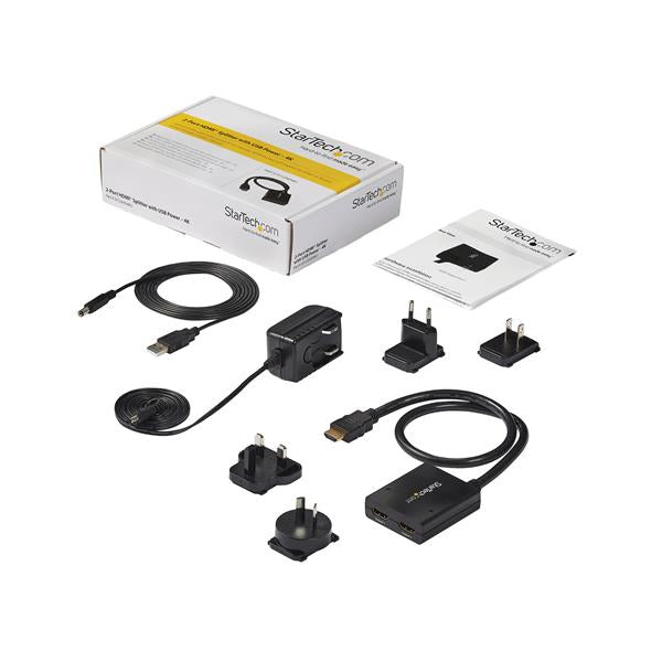 4K HDMI 2-Port Video Splitter - 4K 30Hz