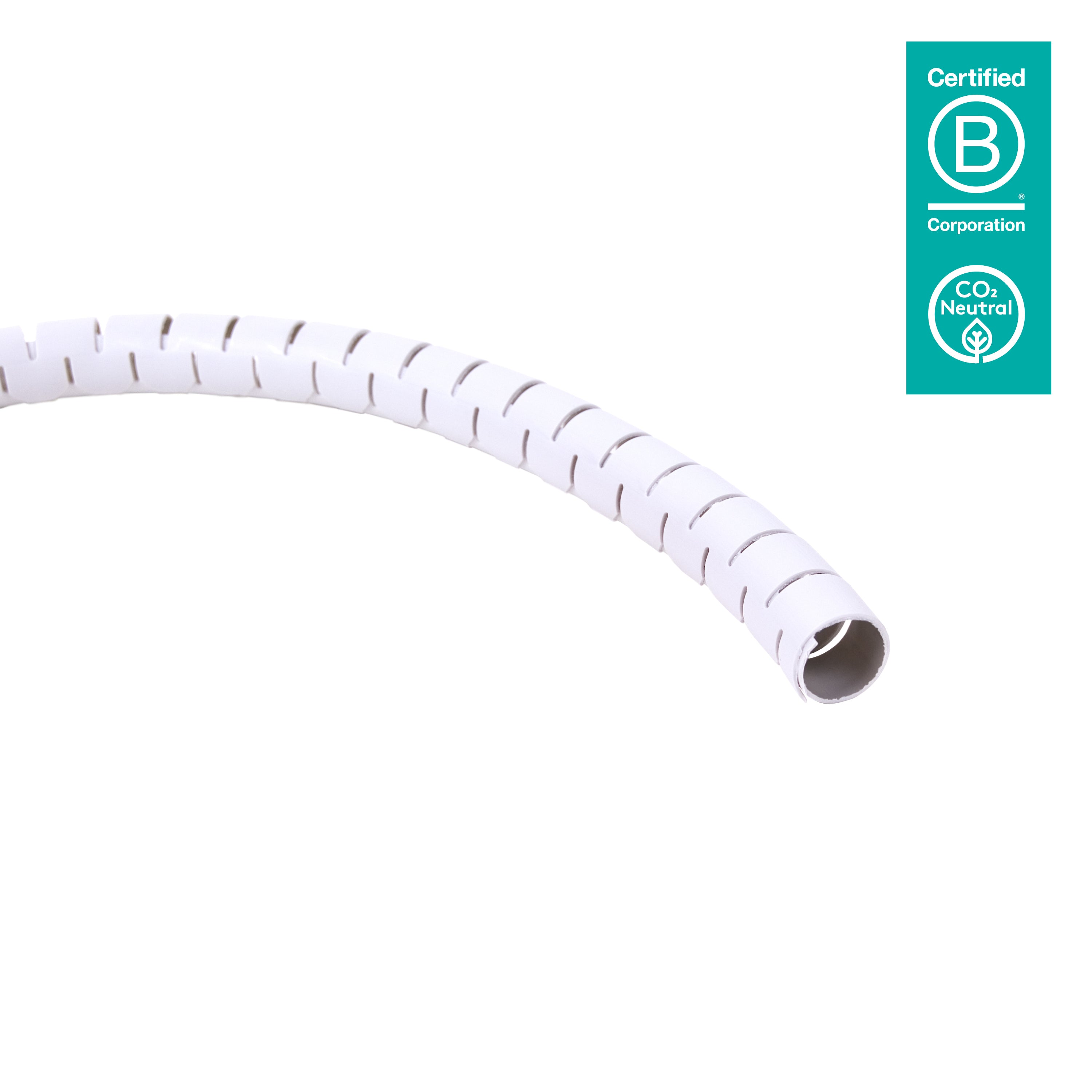 DATAFLEX 33761 CABLE ZIP BLANC 25 mm 20 m