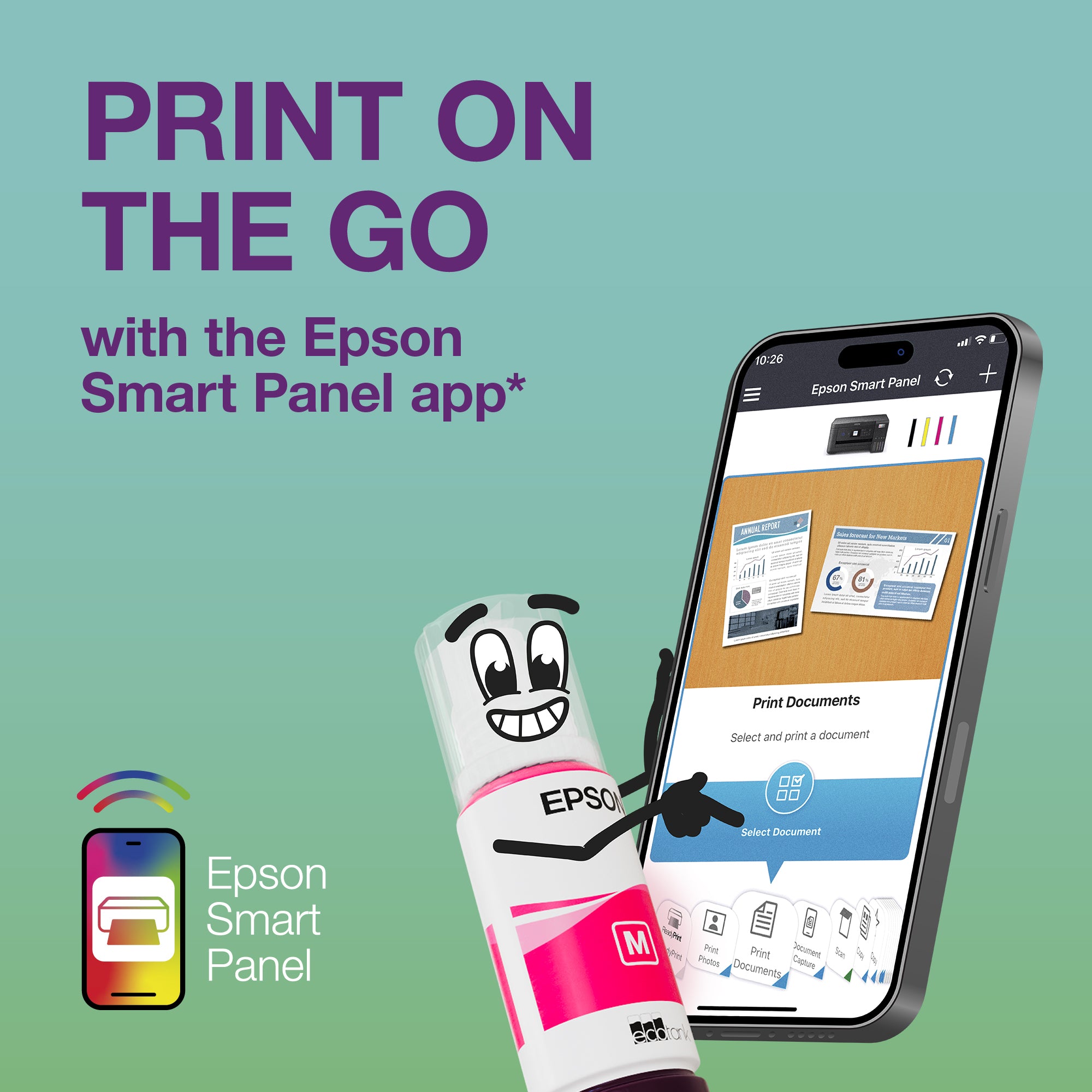 Epson EcoTank L3276 - appareil tout-en-un d'impression - impression, numérisation, copie 5760 x 1440 DPI A4 10ppm Wi-Fi