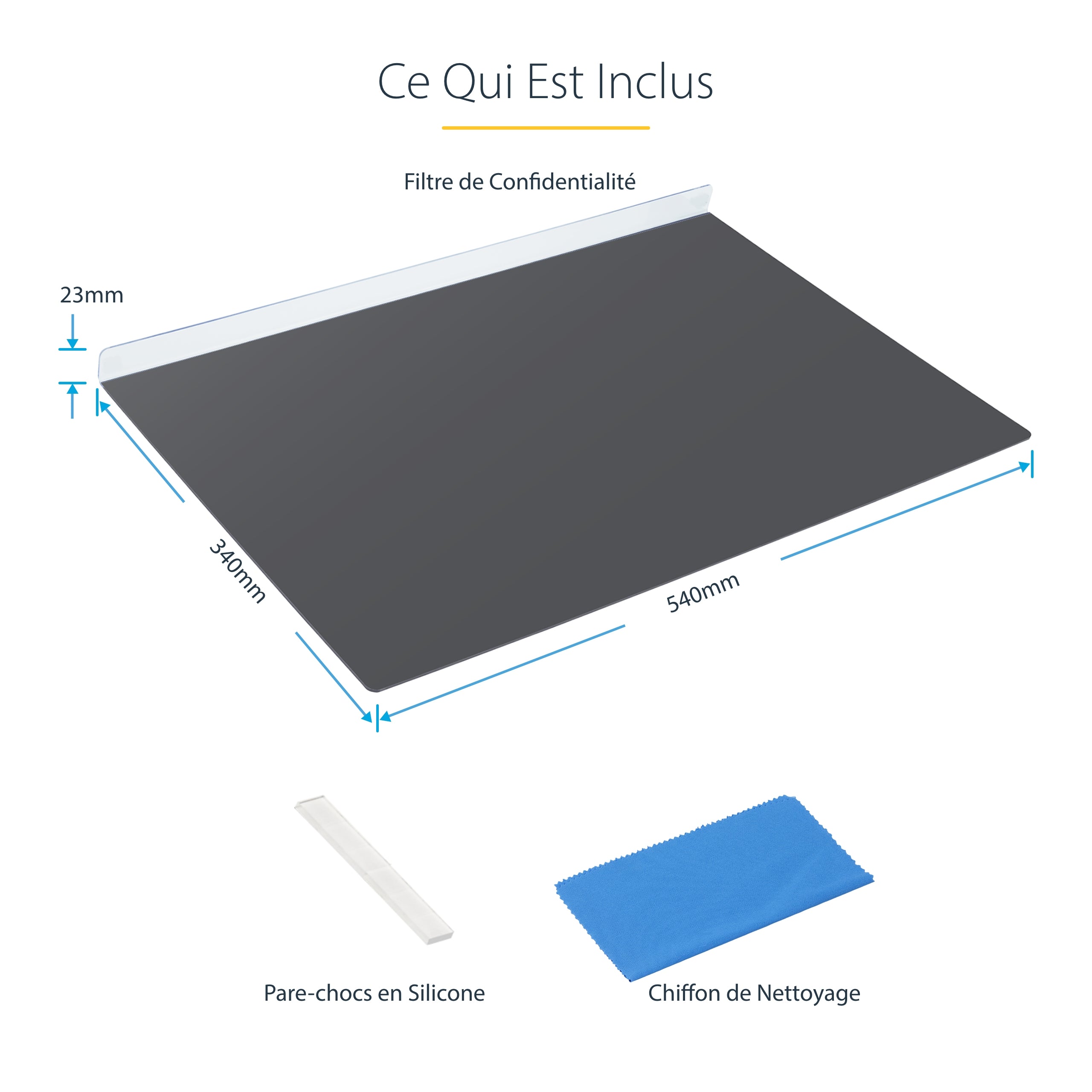 24" Monitor Privacy Screen Hanging