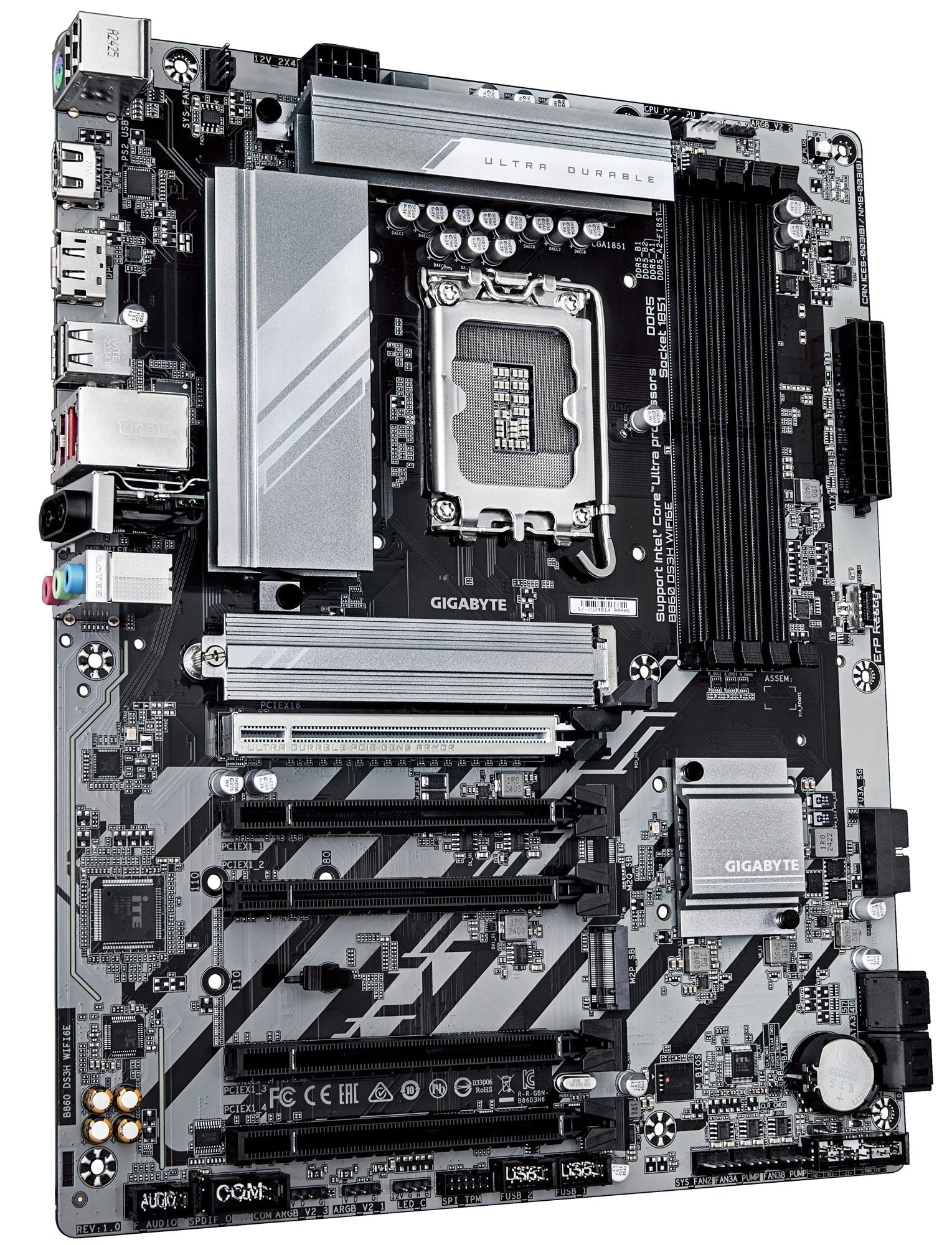 GIGABYTE B860 DS3H WIFI6E carte mere Intel B860 LGA 1851 (Socket V1) ATX