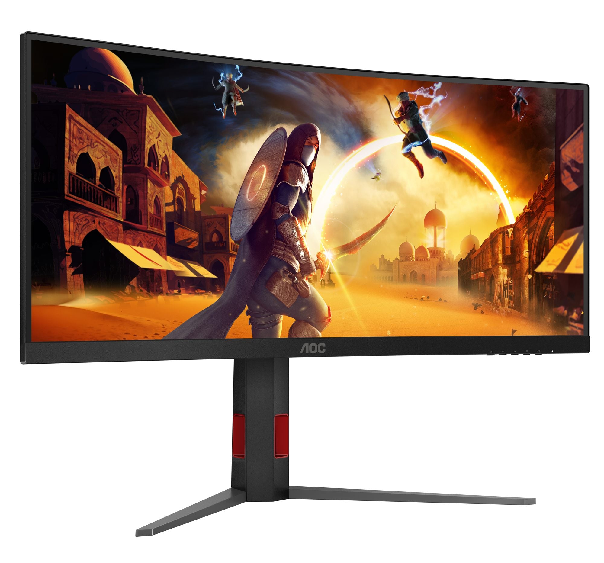 AOC CU34G4Z 34p 3440x1440 1ms 2xHDMI DP USB Black/Red