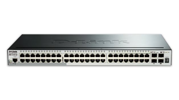 D-LINK 52-Port Smart Managed Gigabit Stack Switch 4x 10G dlink green 3.0 48x 10/100/1000Mbit/s TP RJ-45 Port 4x 10Gbit/s Fiber SFP+