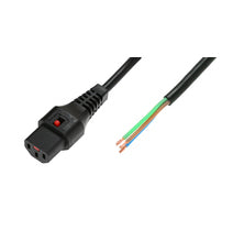 Câble d'alimentation OPEN/IEC C13 femelle droite 1m noir avec verrou IEC LOCK