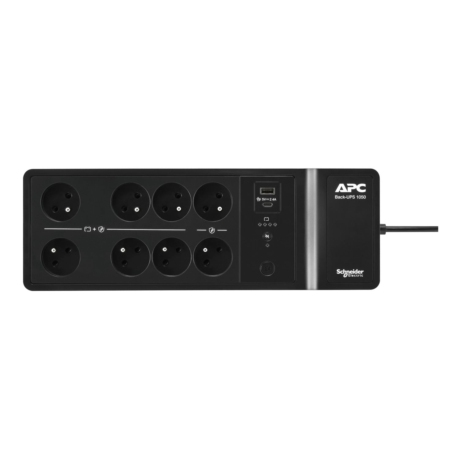 APC Back-UPS 1050VA 8 French outlets 230V USB Type-C and A charging ports