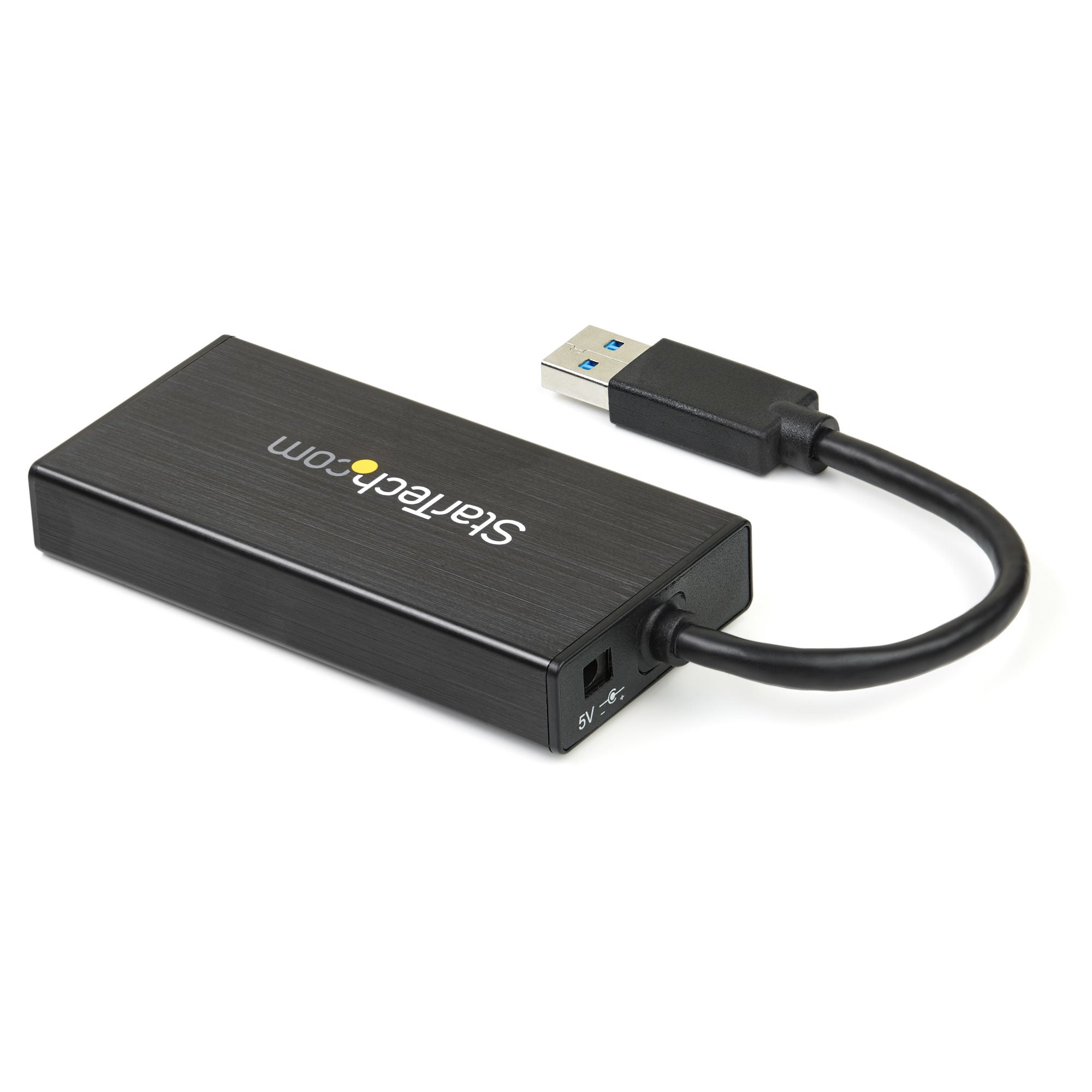 Portable USB 3.0 Hub w/Gigabit Ethernet
