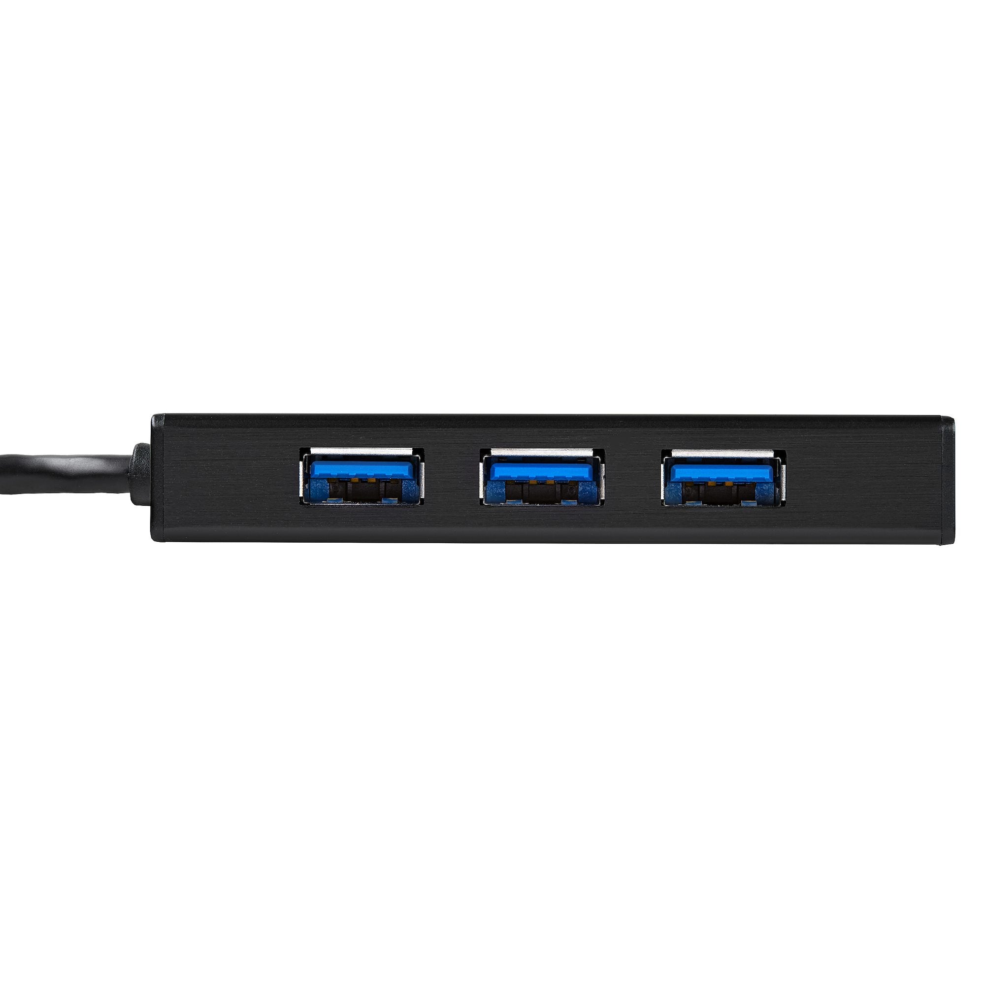 Portable USB 3.0 Hub w/Gigabit Ethernet