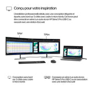 Moniteur HP S5 Pro 524PF - FHD 23,8" (1920 x 1080) 100Hz, IPS, 5 ms, HDMI, DisplayPort