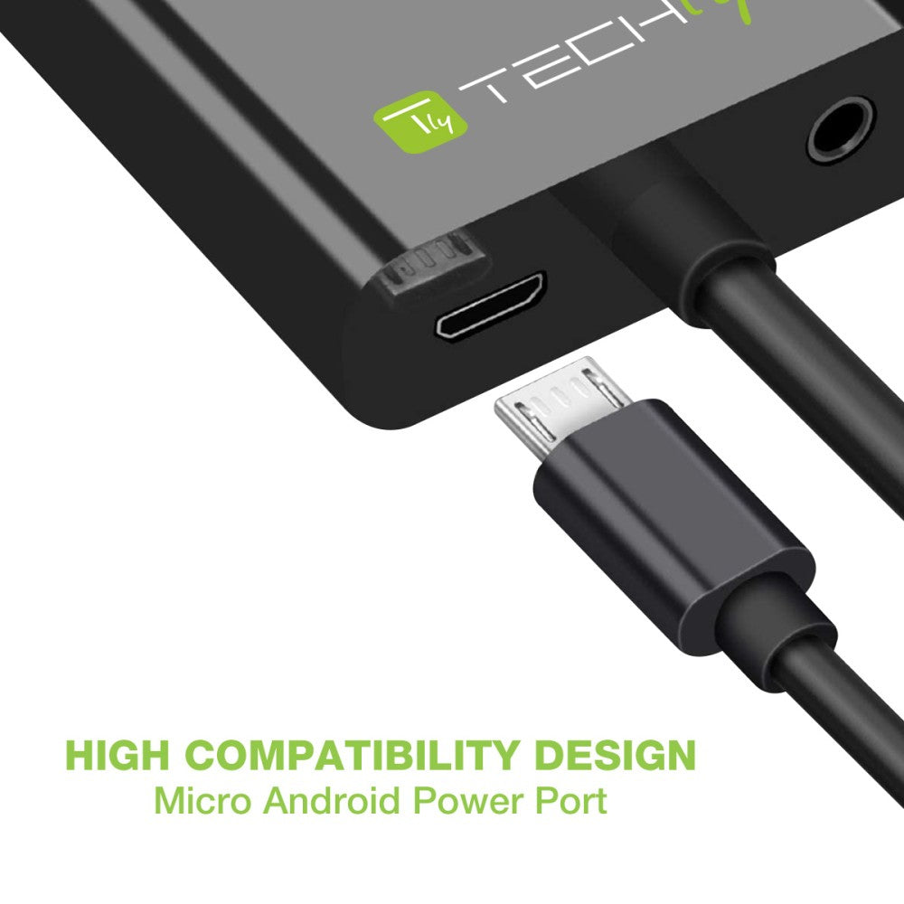 Techly IDATA HDMI-VGA2AU Adaptateur HDMI vers VGA D-sub 15 broches 1,8 m
