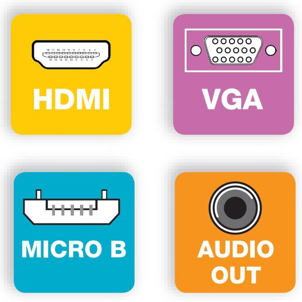 Techly IDATA HDMI-VGA2AU Adaptateur HDMI vers VGA D-sub 15 broches 1,8 m