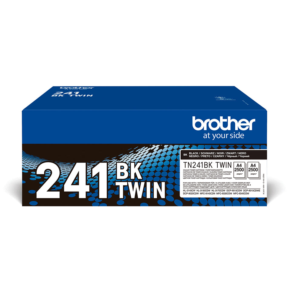 BROTHER TN241BK TWIN-pack black toners BK 2500pages/cartridge