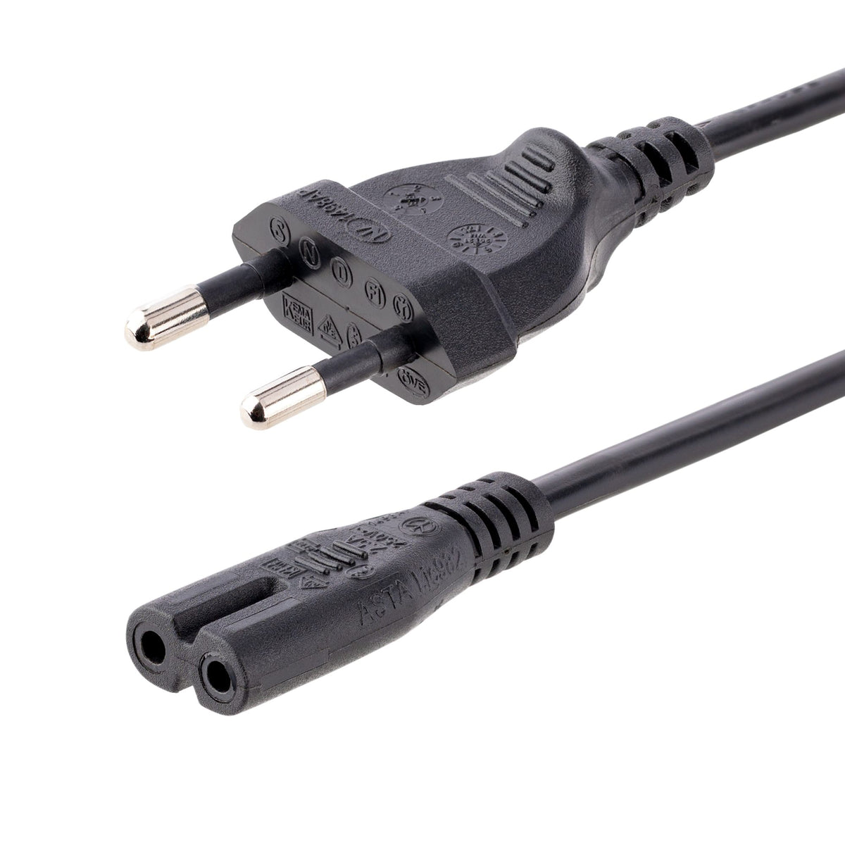 1m EU Plug to C7 Laptop Power Cord