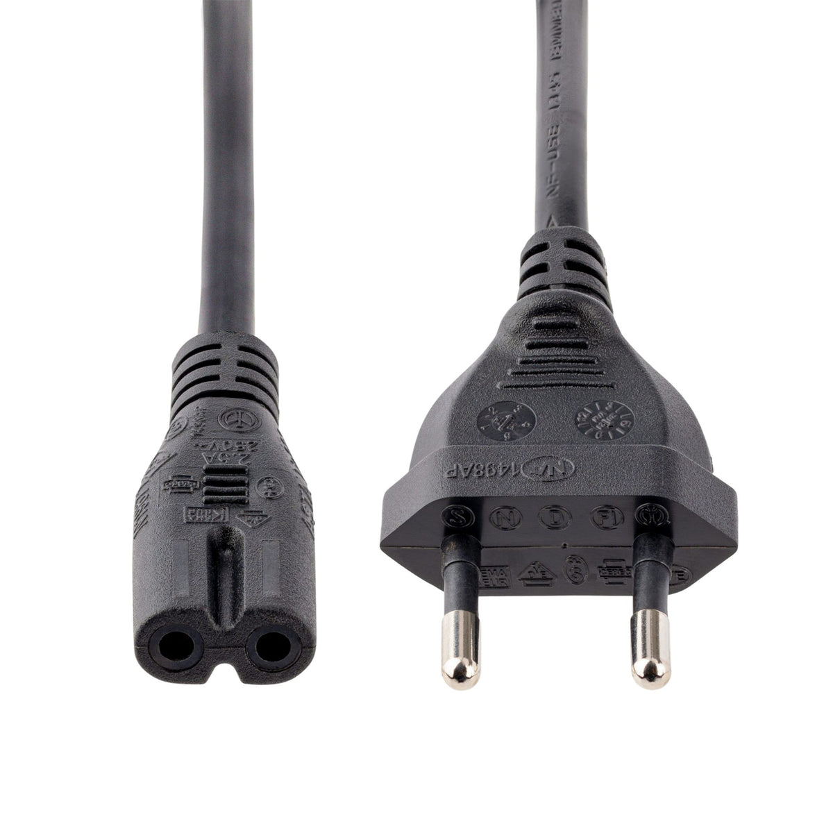 1m EU Plug to C7 Laptop Power Cord