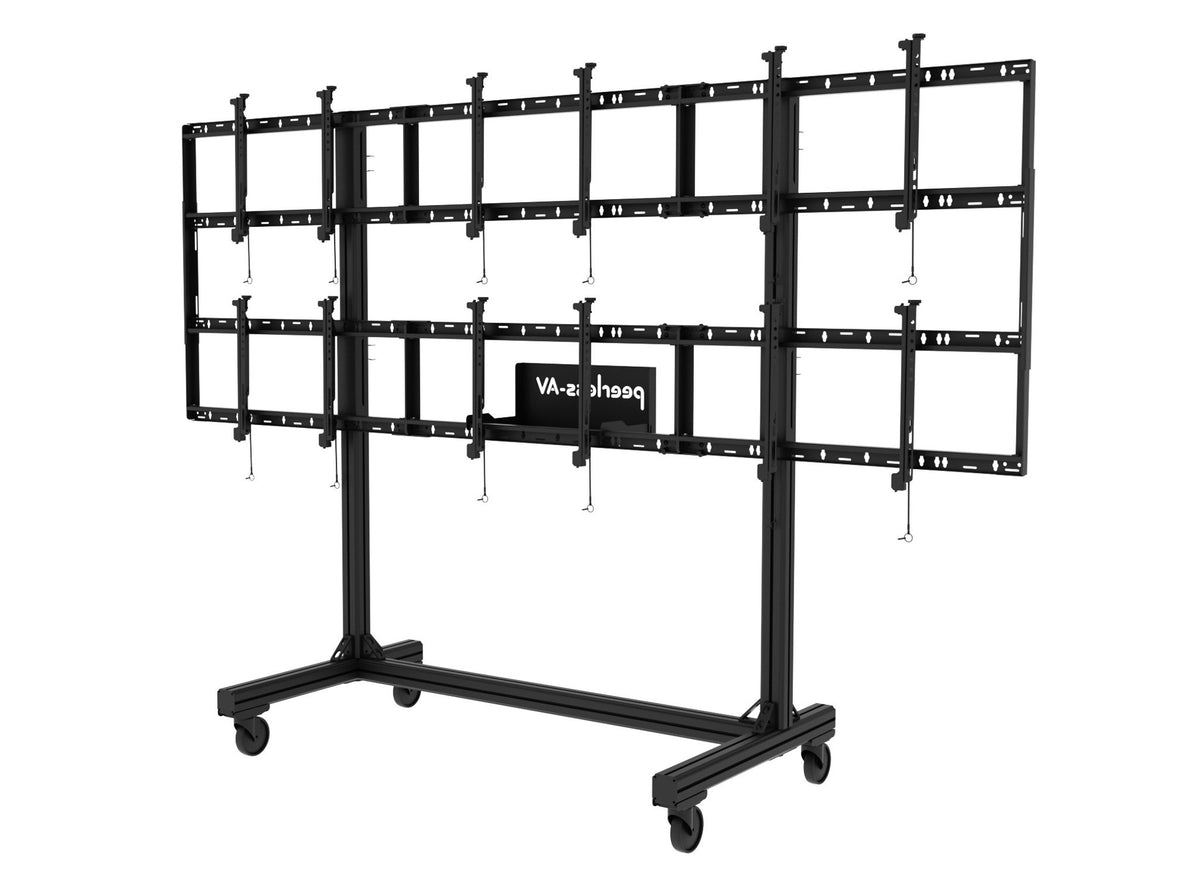 Peerless Portable Video Wall Cart 3x2 VESA 200600x400